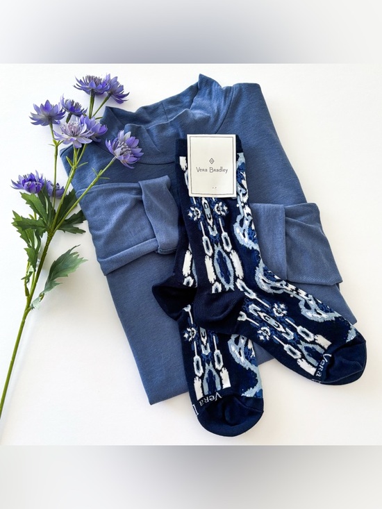 Vera Bradley Accessories - Vera Bradley Ikat crew socks.